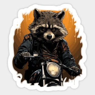 Furry Rider Sticker